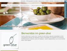 Tablet Screenshot of green-olive.de